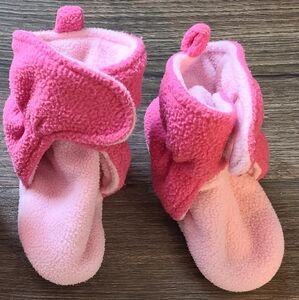 Fleece booties size 18-24 months